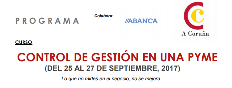 CURSO: CONTROL DE GESTIÓN EN UNA PYME