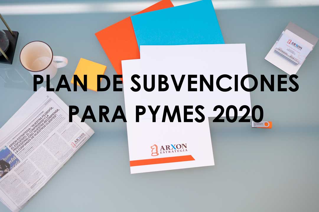 PLAN DE SUBVENCIONES PARA PYMES 2020
