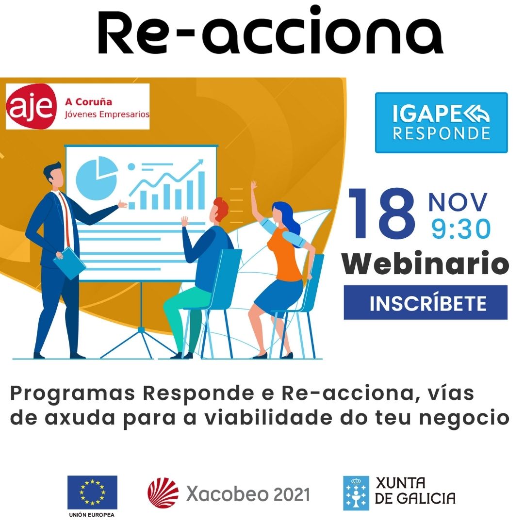 IGAPE Re-Acciona y Responde: ayuda para la viabilidad de tu negocio
